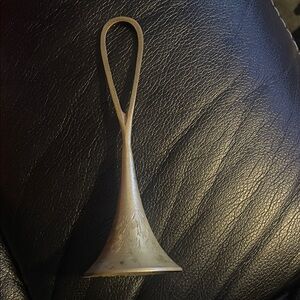 Vintage Brass Hand Bell with Loop Handle
